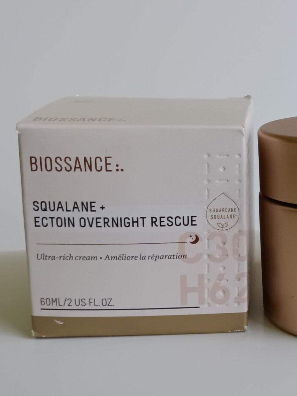 BIOSSANCE - Squalane + Ectoin Overnight Rescue - 60 ml / 2 fl oz.